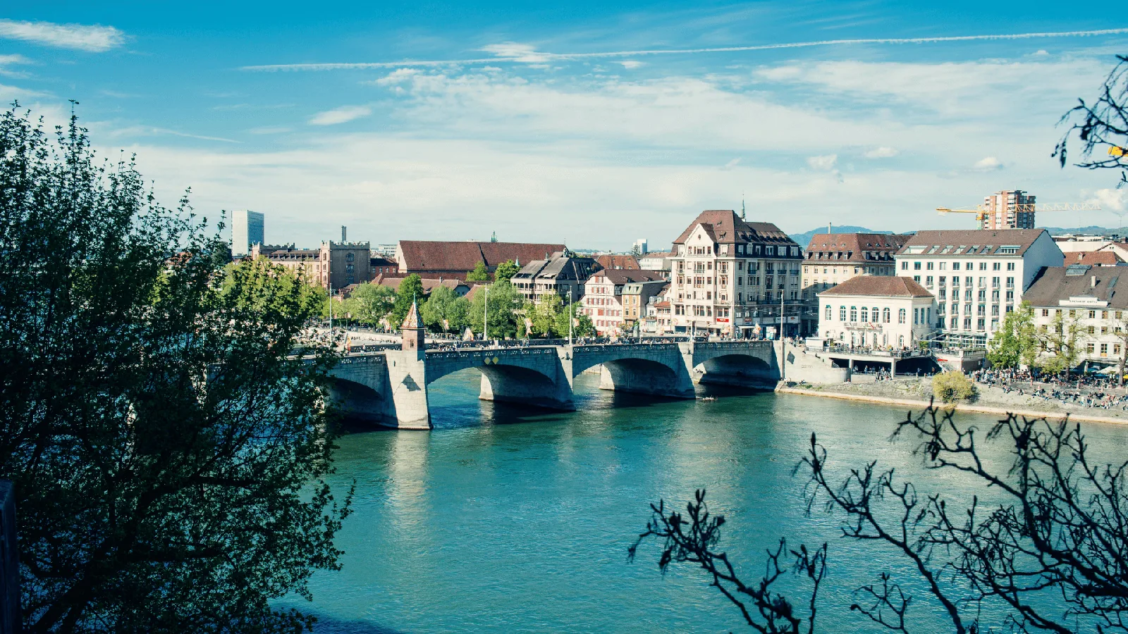 Basel am Rhein – Einzugsgebiet der Praxis von Dr. med. David Brauers